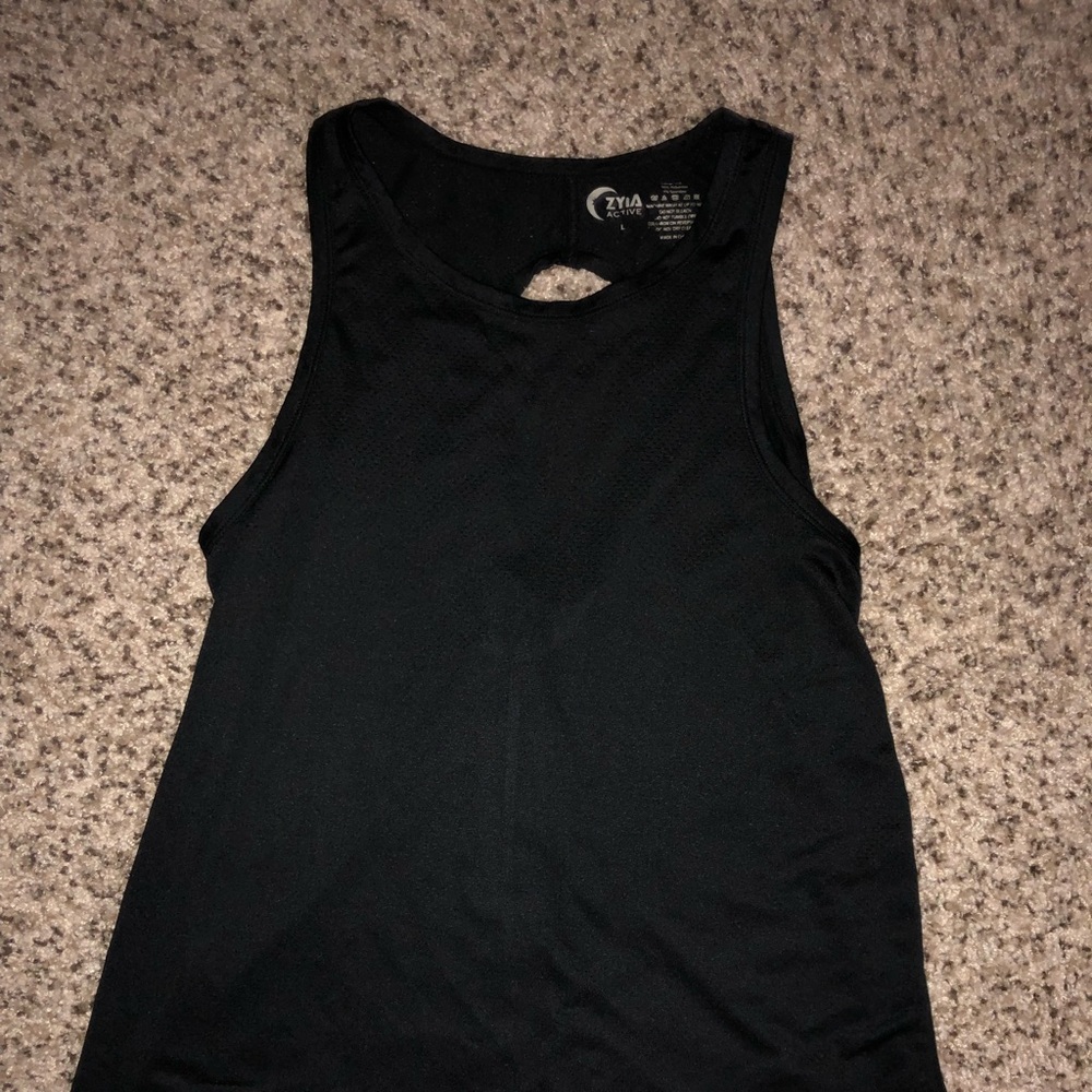 Zyia Mesh Tank Black size L